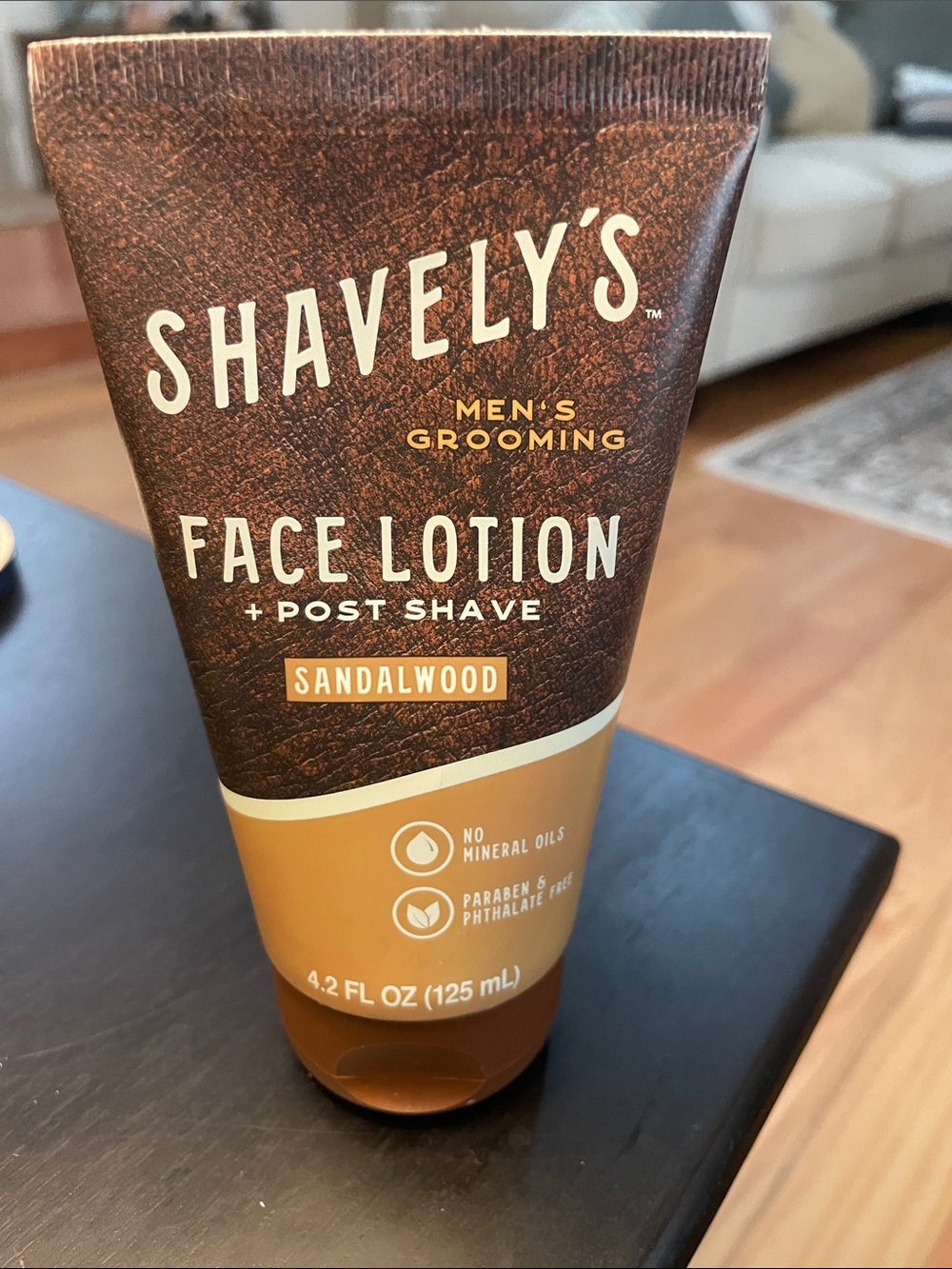 New Shavely’s Men’s Grooming Face Lotion + Post Shave Sandalwood 4.2 Fl Oz
